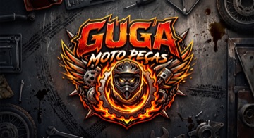 Logotipo da Guga Moto Peças